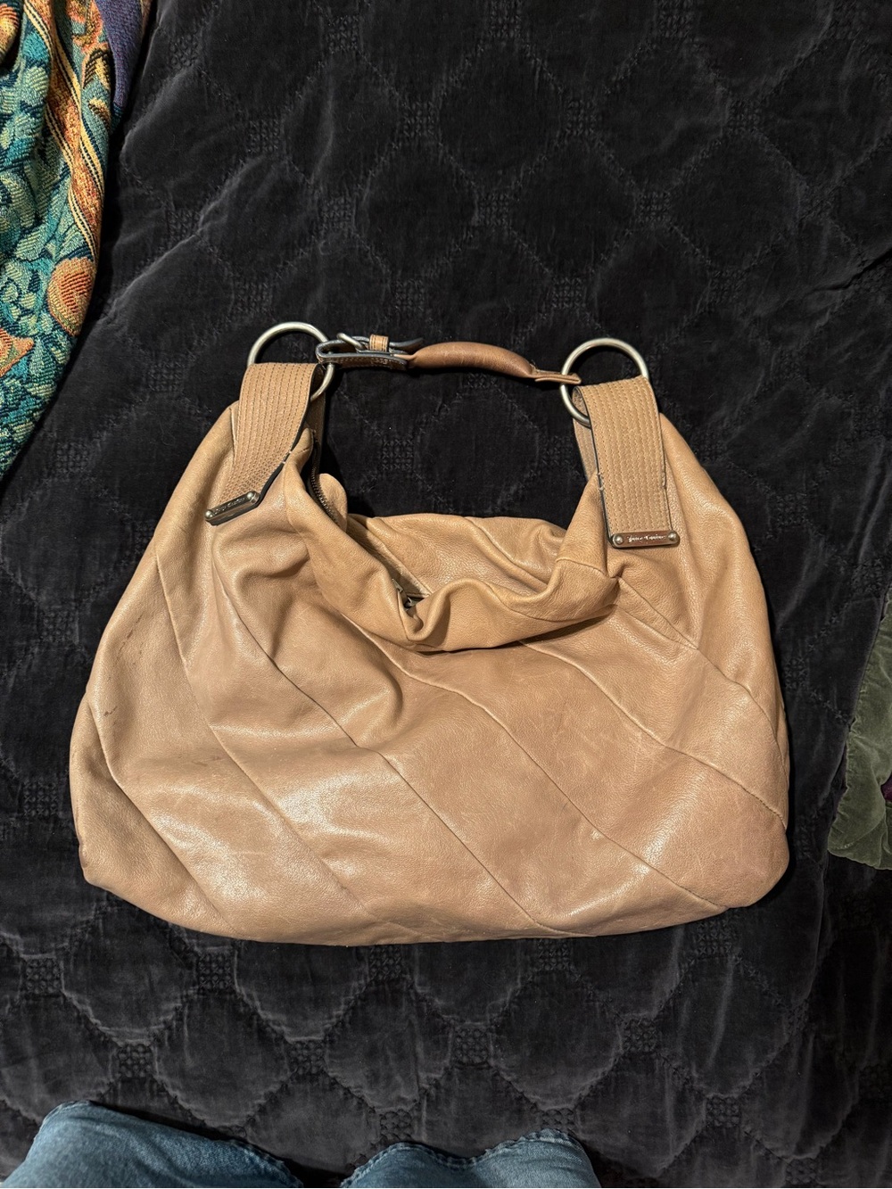 Vintage Juicy Couture Leather Hobo Bag